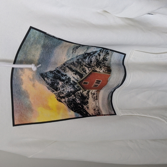 NWOT Gender- Neutral Graphic Pullover hoodie sweatshirt For Men& Women - Picture 4 of 7